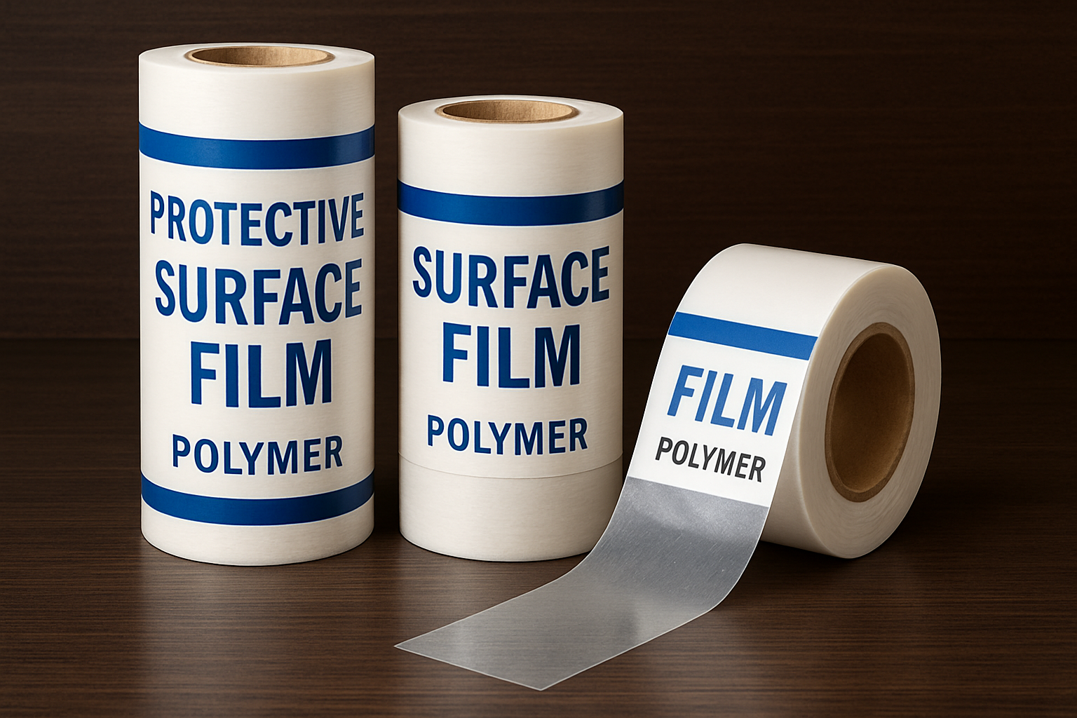 Image of transparent and durable surface protection film to prevent scratches and damage