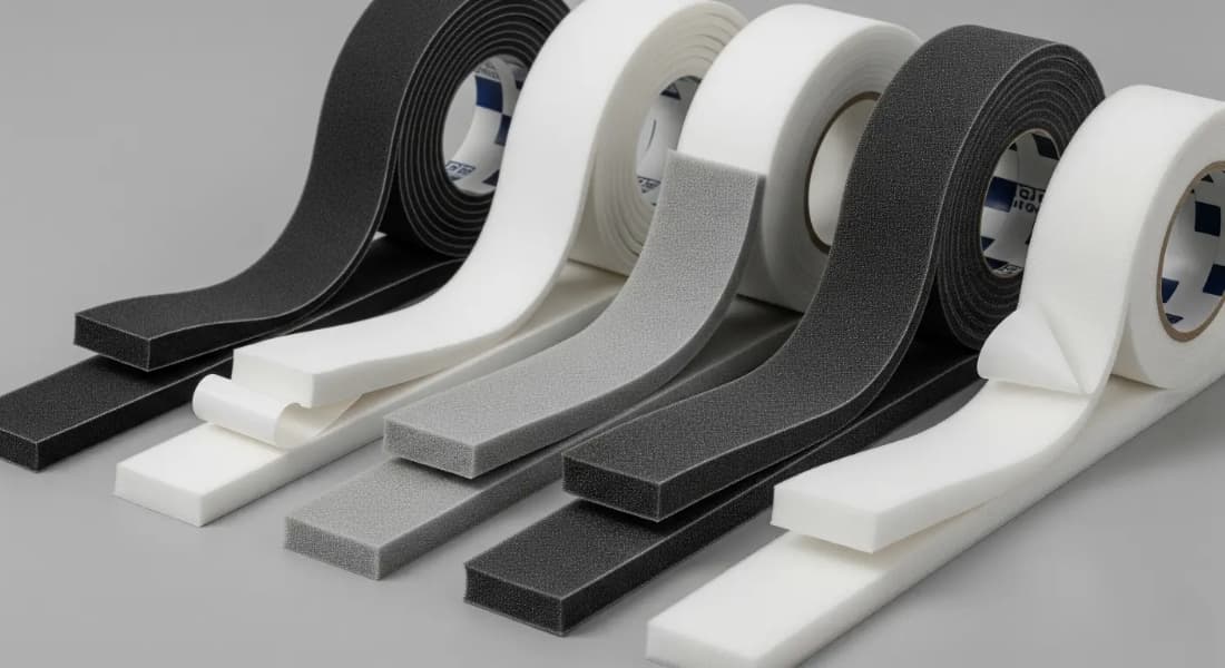 Foam edge protection tape for preventing impact and scratch damage