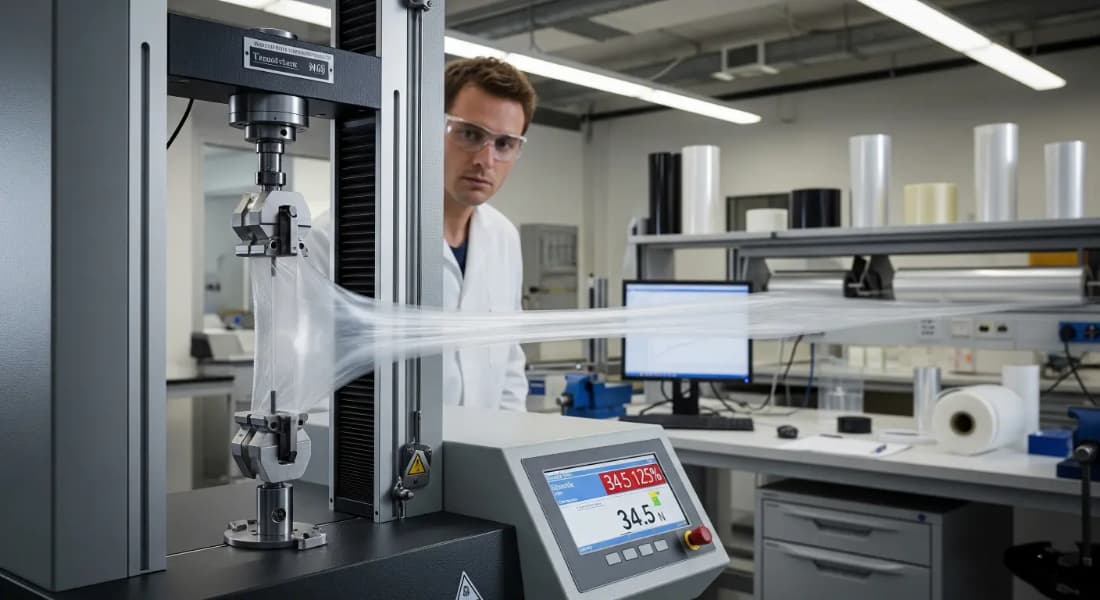 آزمایش استحکام و مقاومت کششی فیلم‌های بسته‌بندی برای اطمینان از کیفیت و دوام بالا
